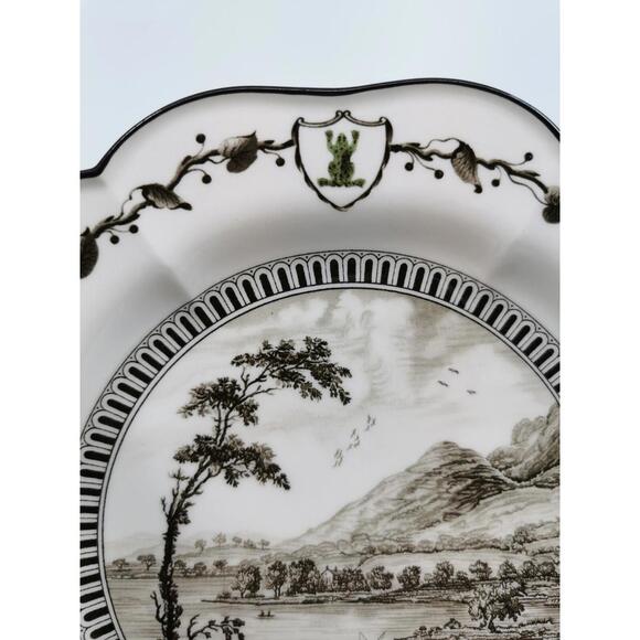 Wedgwood Frog Service 9" plate Genius Collection View of Derwenterwater - Picture 3 of 4